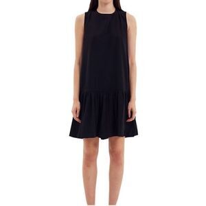 COOPER St Ditsy A-Line Shift Dress With Ruffle Hem NWT